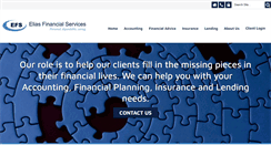 Desktop Screenshot of eliasfinancial.com.au